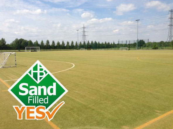 sand filled artificial pitch Installation